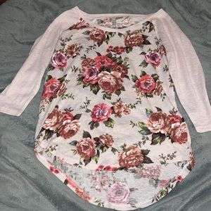 Arizona Floral 3/4 sleeve shirt
